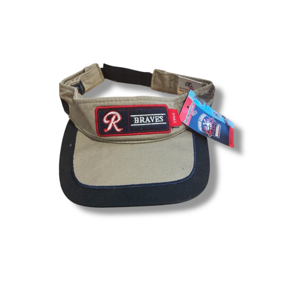 Rare Vintage 1990's Richmond Braves Visor Atlanta Braves Farm Team In The 90s